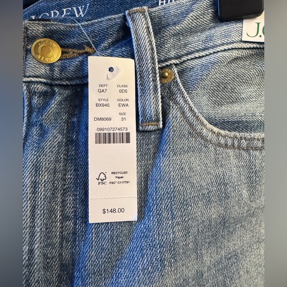 J. Crew Blue Flare & Wide Leg Jeans - Picture 7 of 7